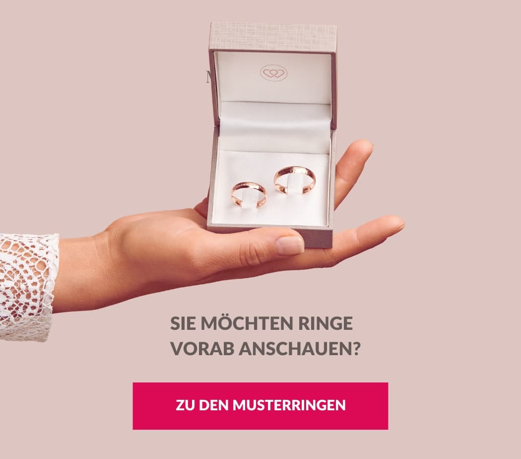 Musterringe im kostenlosen Etui von MYTRAURINGstore.