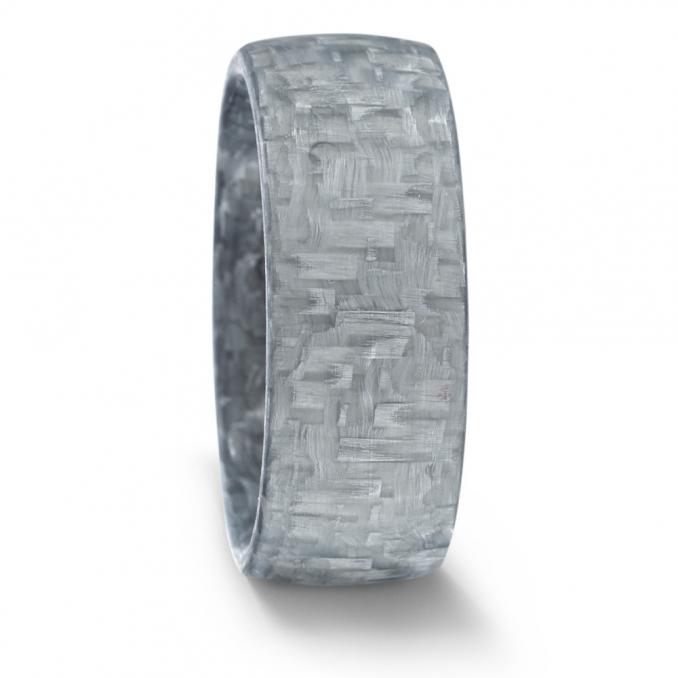 Einmalige Trauringe aus besonderem grauem Carbon mit schwarzen Diamanten 8926840