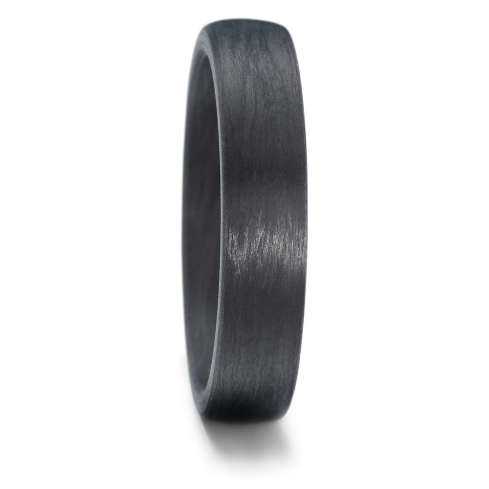 Zarte Trauringe aus Carbon mit Maserung und Diamanten 8926843