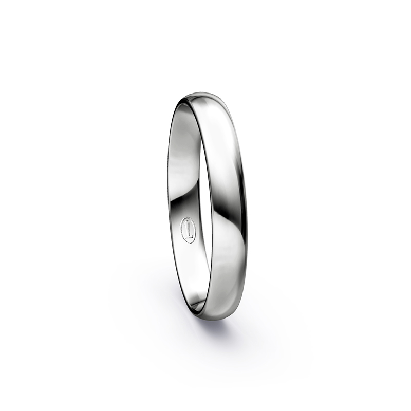 Klassische polierte Platin Eheringe mit vielen Diamanten 8255