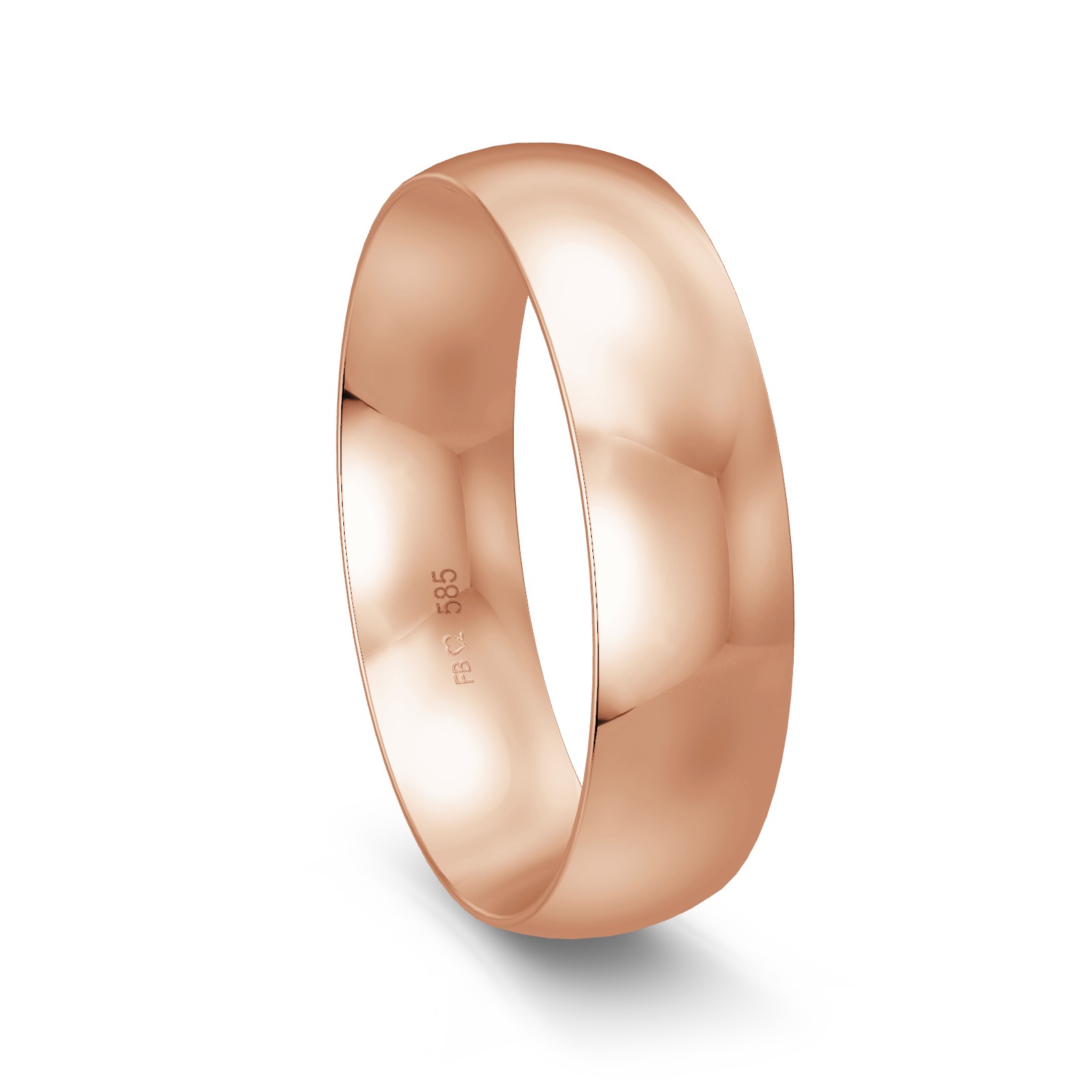 Roségold Trauring 