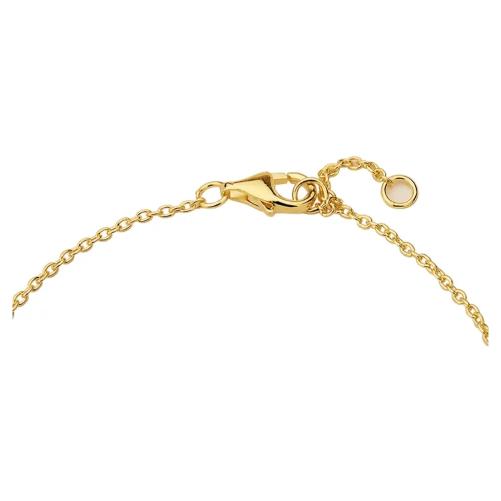 Verschluss vom Armband aus goldplattiertem Silber 925 mit Herz-Design