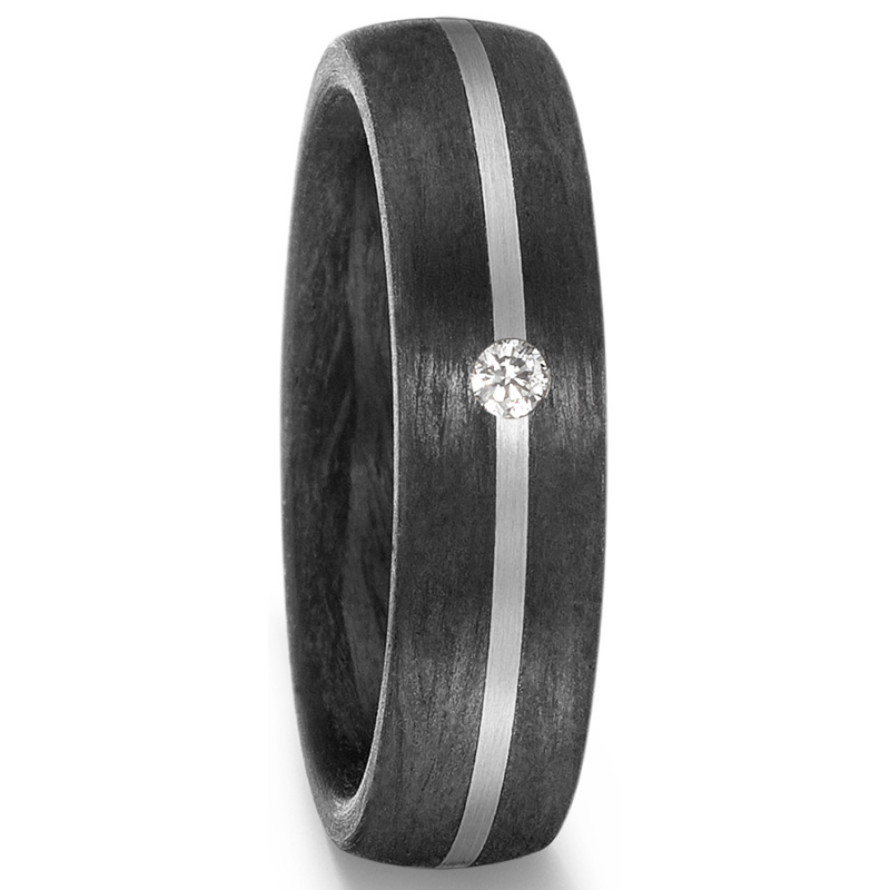 eheringe trauringe carbon palladium bicolor diamant maserung elegant