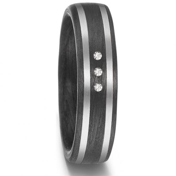 eheringe trauringe carbon palladium bicolor diamant maserung elegant