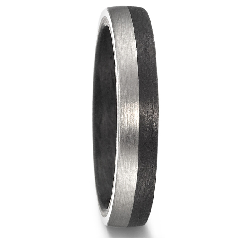 eheringe trauringe carbon palladium bicolor diamant maserung elegant