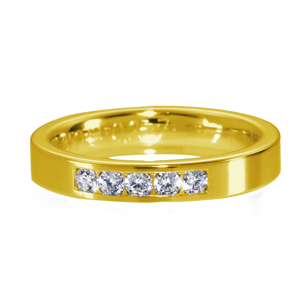 Memory Ring Trauringe Günstig Memoire Ring Gelbgold Saint Maurice 49-85073