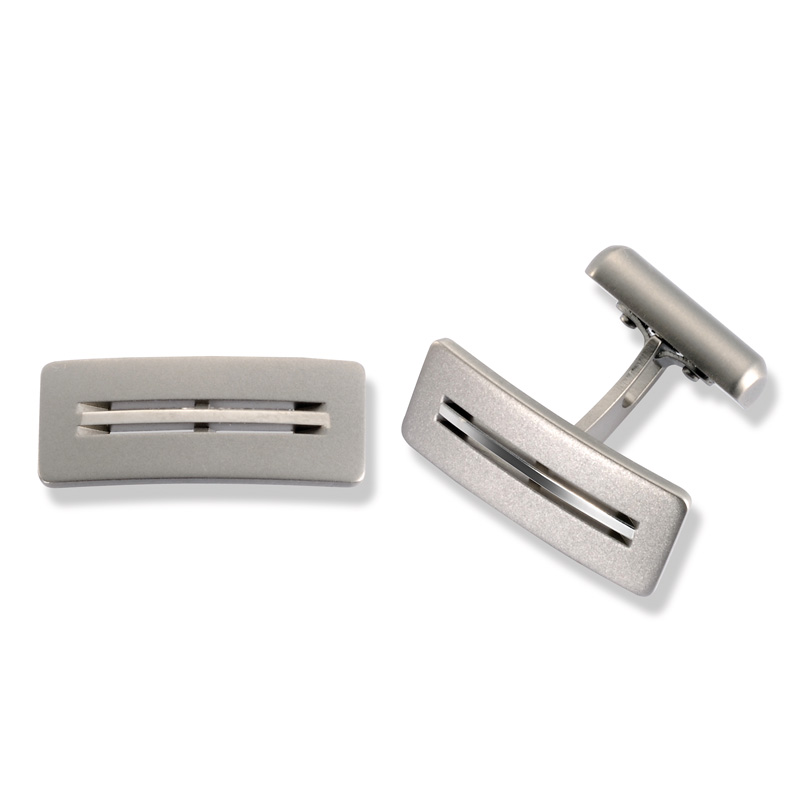 Elegante Manschettenknöpfe aus edlem Titan 3867514