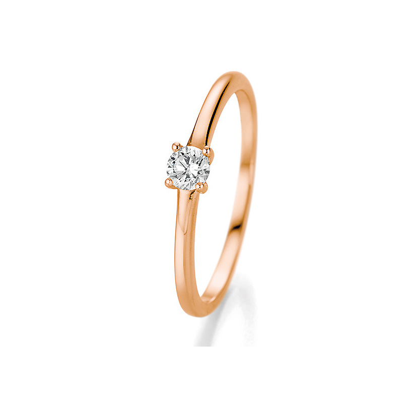 Unvergleichlich schöner Verlobungsring aus Roségold mit Diamanten 121099