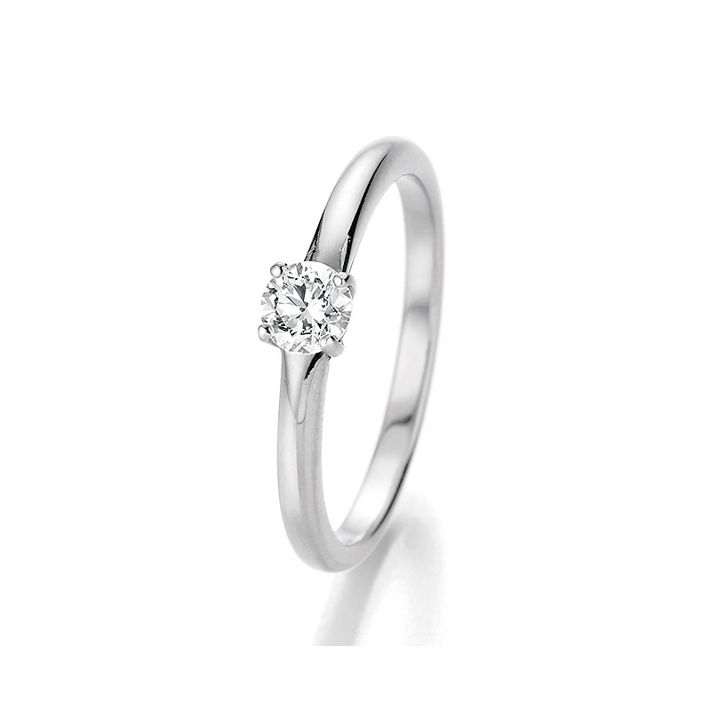 Unglaublicher Antragsring aus Weissgold mit großem Diamanten 121107