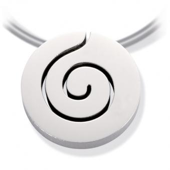 Schöner Titan Anhänger mit Spiralenmuster 3867508