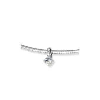 Anhänger aus Silber 925 mit Zirkonia in vier Krappen