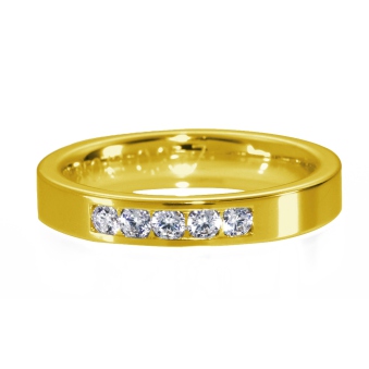 Memory Ring Trauringe Günstig Memoire Ring Gelbgold Saint Maurice 49-85073