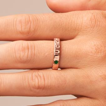 Namensring aus plattiertem Silber 925 mit Zirkonia-Steinbesatz MY025-1307914690
