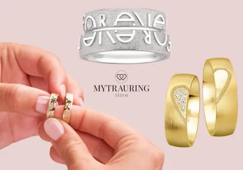 Ringpaare mit ringübergreifendem Muster