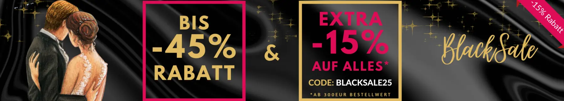 Eheringe BLACK  SALE  - jetzt günstiger kaufen!