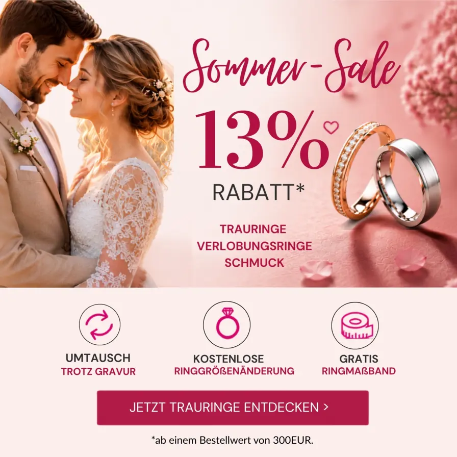 Frühling Sale 2026 Trauringe I MYTRAURINGstore